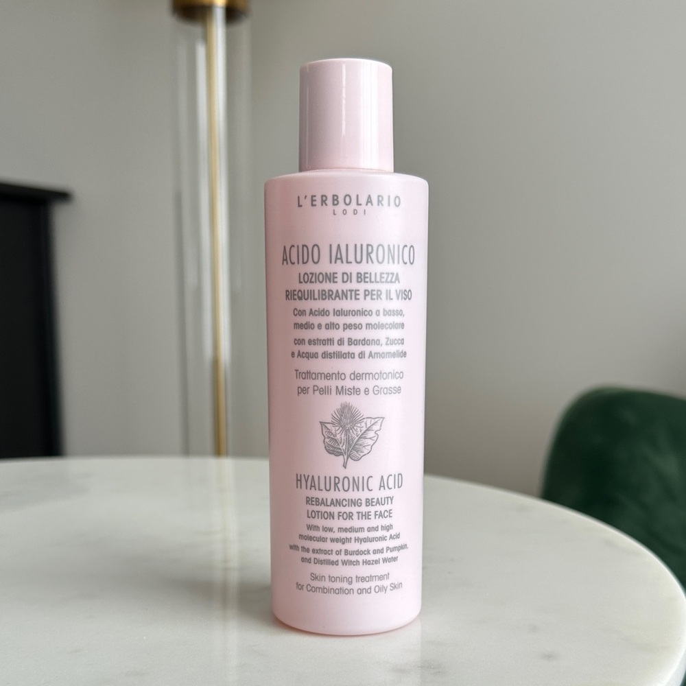 L'Erbolario Hyaluronic Acid Rebalancing Beauty Lotion - Acne Treatment - 6.7 oz